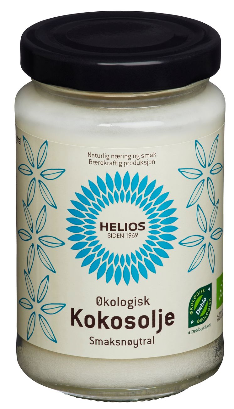 Helios kokosolje smaksnøytral økologiskv 200 ml