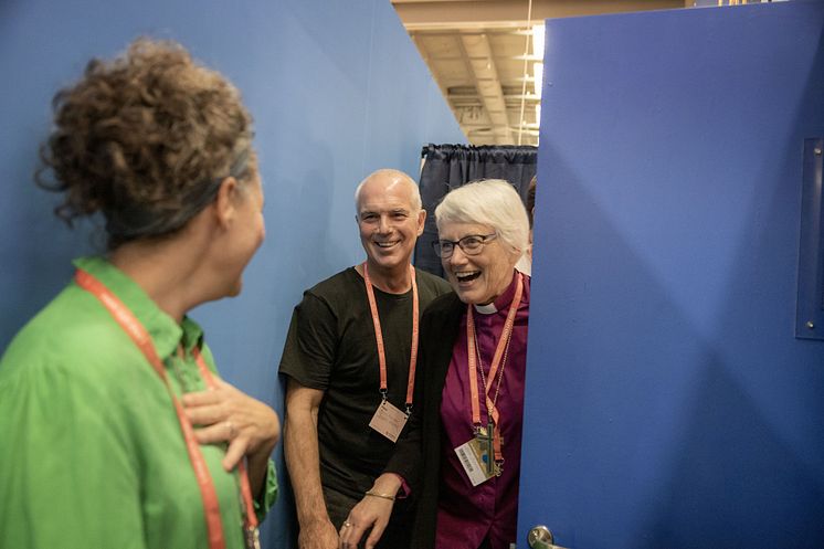 Antje Jackelén, Paul Hansen och Andrea Lavesson