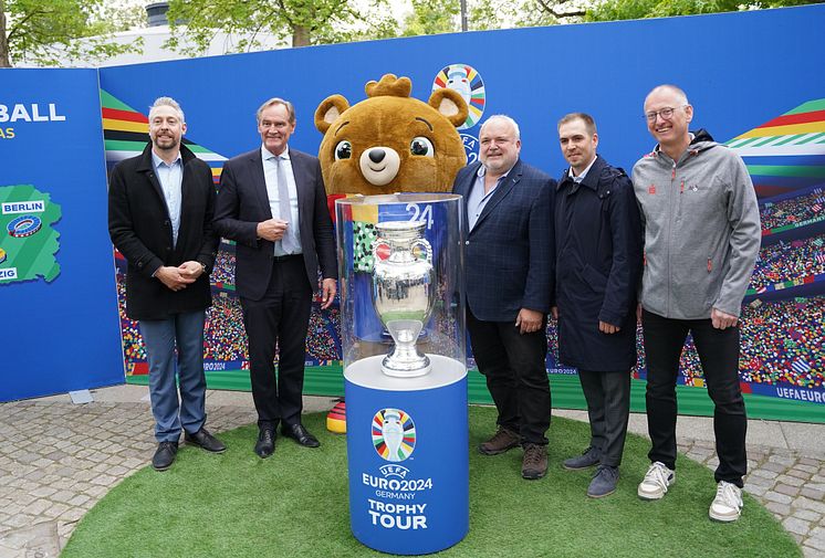 Gruppenbild anlässlich der EM der Bürgermeister in Leipzig (5.-9. Mai 2024)