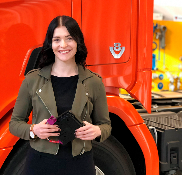 Jenna Metsola, tuotepäällikkö, Scania FMS-palvelut