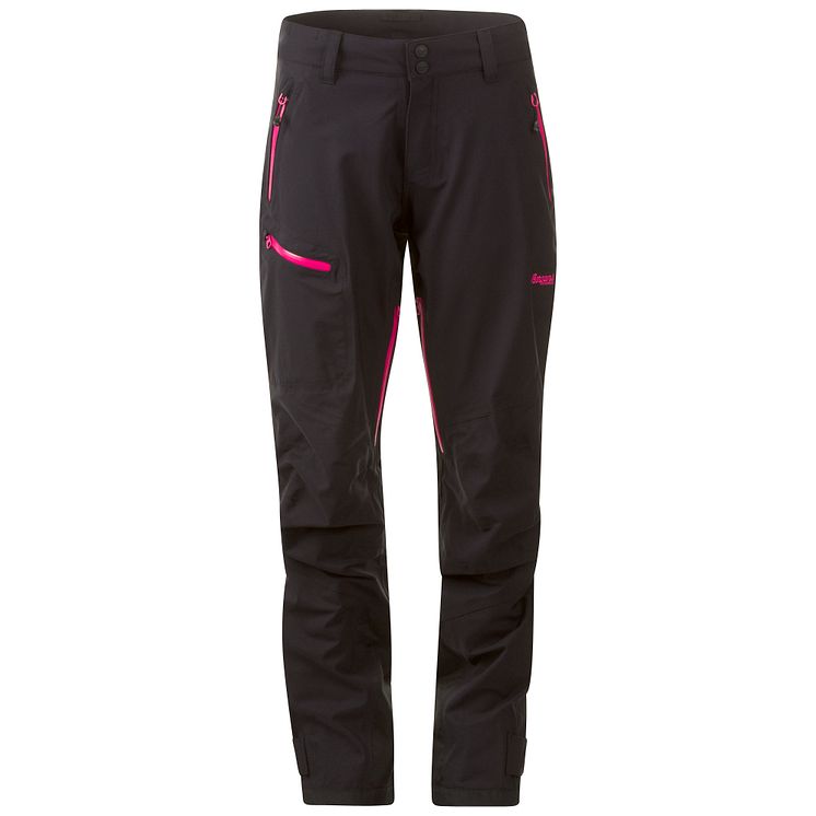 Breheimen 3-Layer Lady Pants - Black/Hot Pink