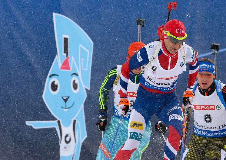 Ole Einar jaktstart, VM i Holmenkollen 2016