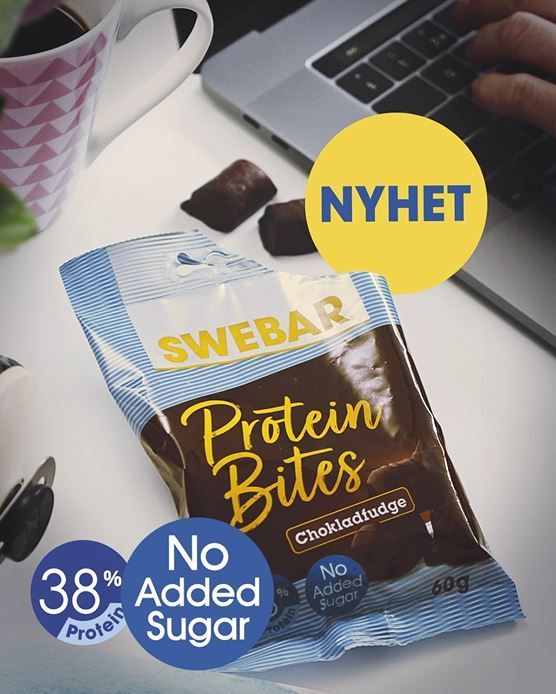 Swebar Protein Bites - 38% protein och 100% god smak!