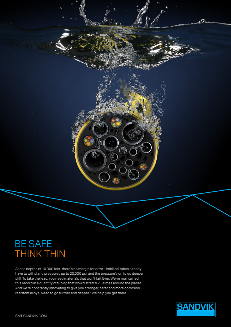 Sandvik goes subsea with innovative new solutions for the offshore oil and gas industry
