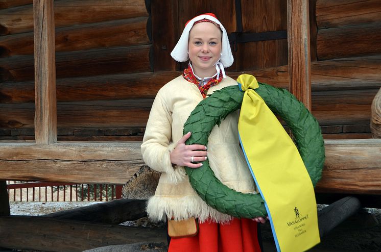 Hanna Eriksson kranskulla i Vasaloppet 2016