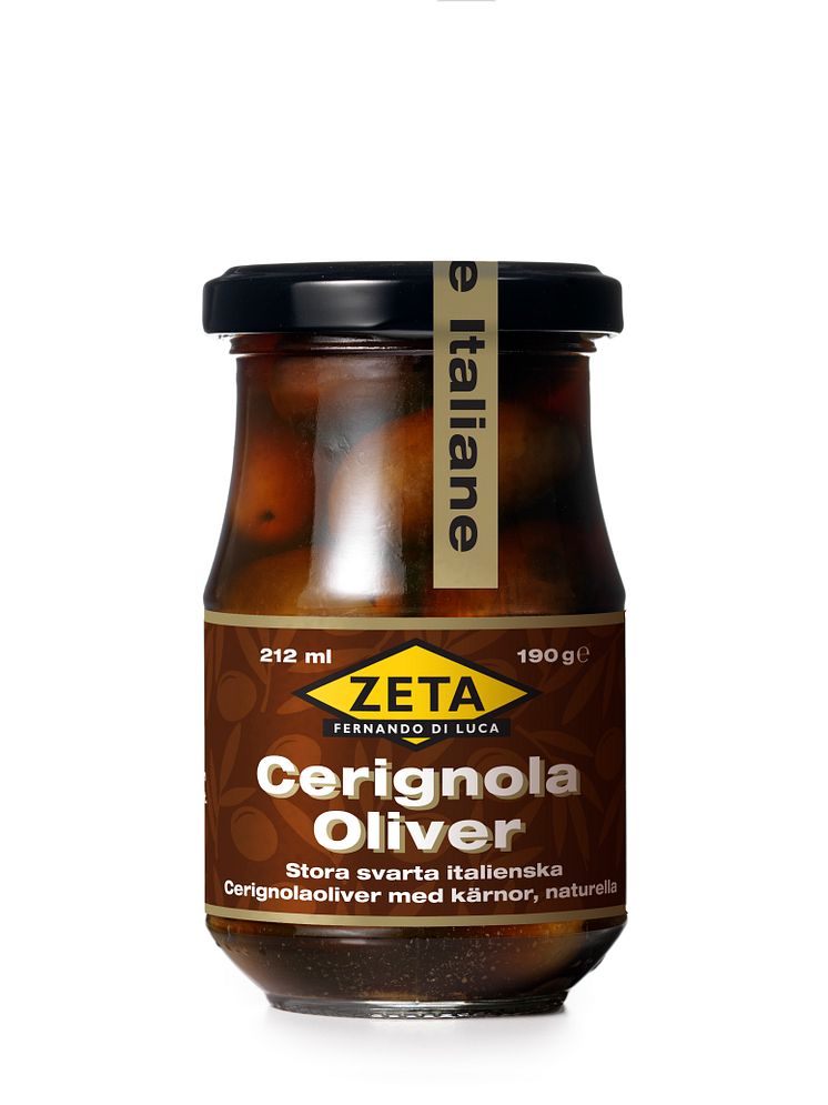 Zeta Cerignola - svarta delikatessoliver från Italien