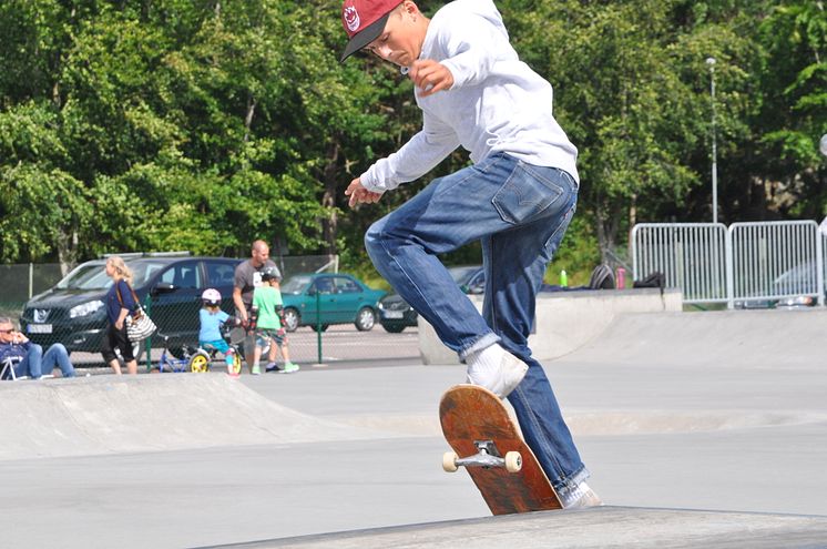 Skateparken i Björndammen