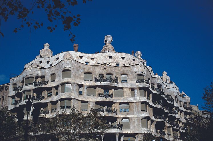 La Pedrera i Barcelona af Antoni Gaudí, Catalonien