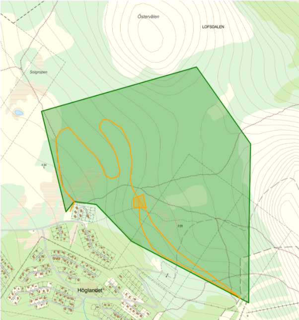Lofsdalen Fjällpark MTB - karta 