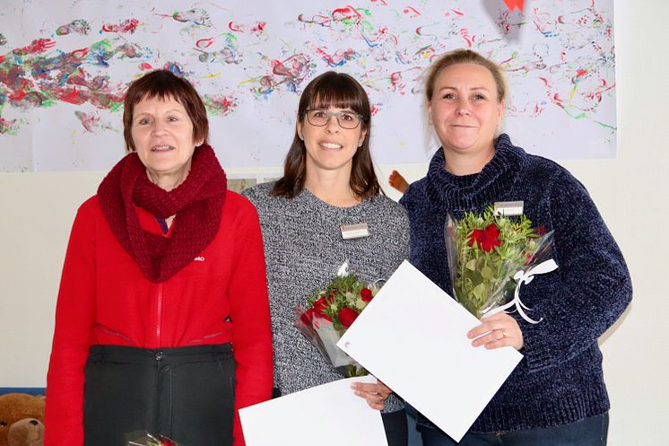 Liselott Karlsson, Angelica Eriksson och Sofia Axelsson