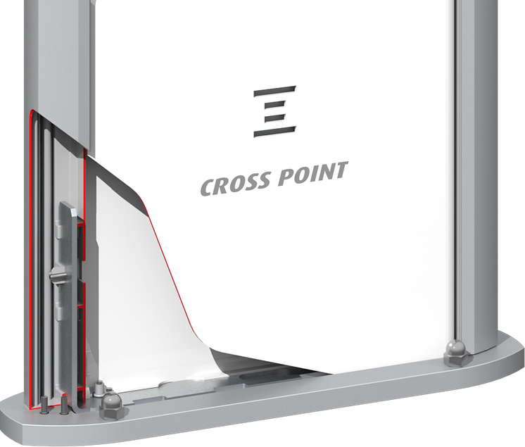 Larmbågar från Gate Security - Cross Point Fortus AM40