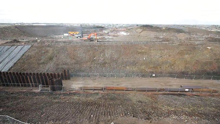 Time-lapse video of construction work in Stoke Gifford