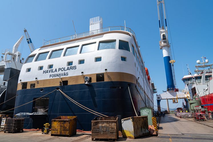 Havila Polaris at Tersan shipyard