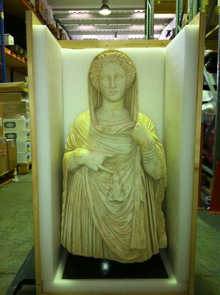 Seized statue depicting the goddess Persephone.JPG