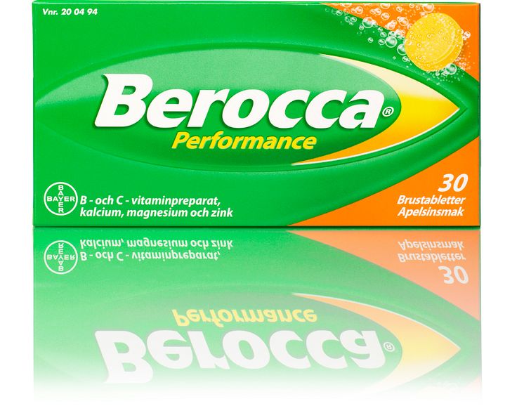 Berocca Performance Brustabletter Apelsinsmak