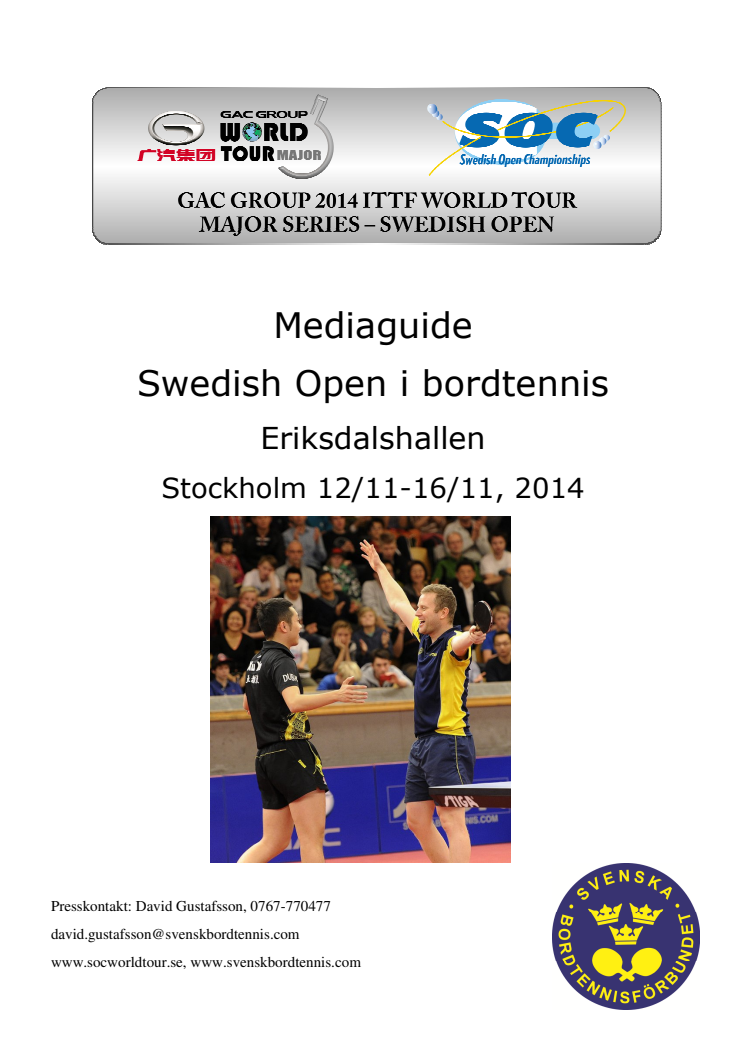 Mediaguide SOC i Stockholm 2014