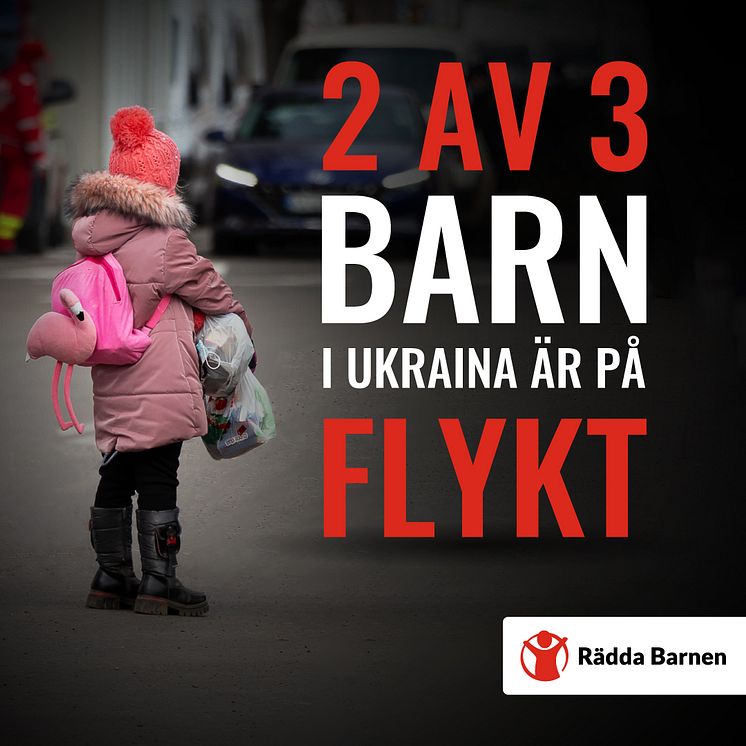 Ukraina_barn på flykt