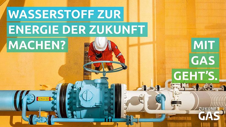 Wasserstoff zur Energie der Zukunft machen? Mit Gas geht's!