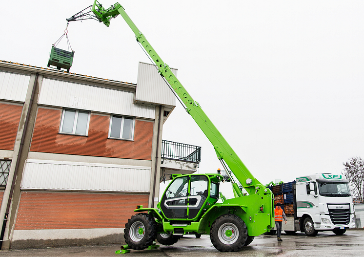 Merlo teleskoplastare lyft