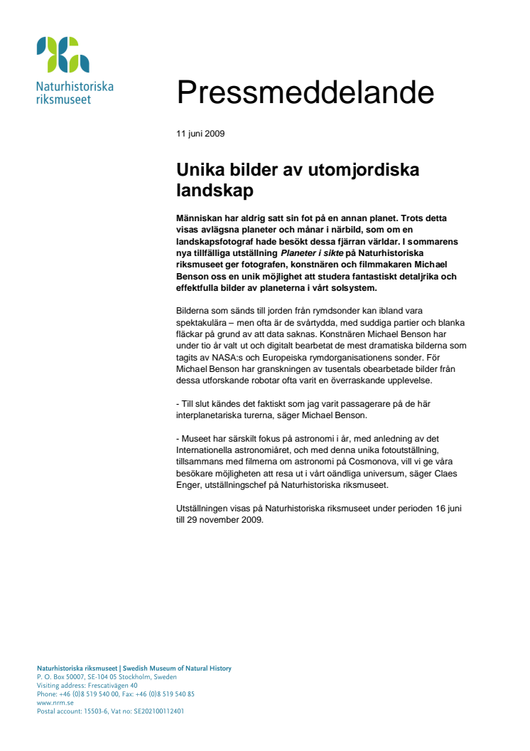 Unika bilder av utomjordiska landskap
