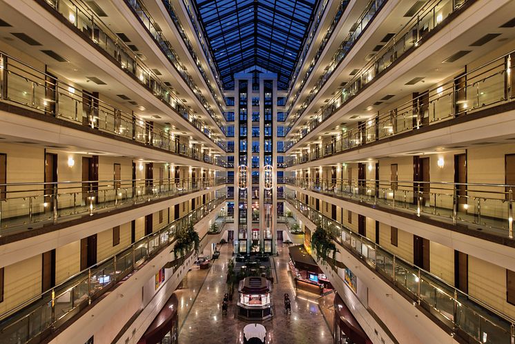 Lobby Maritim Hotel Magdeburg, Germany