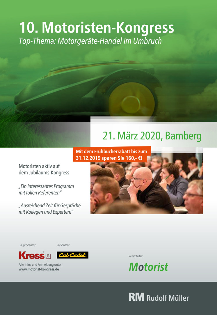 Flyer 10. Motoristen-Kongress