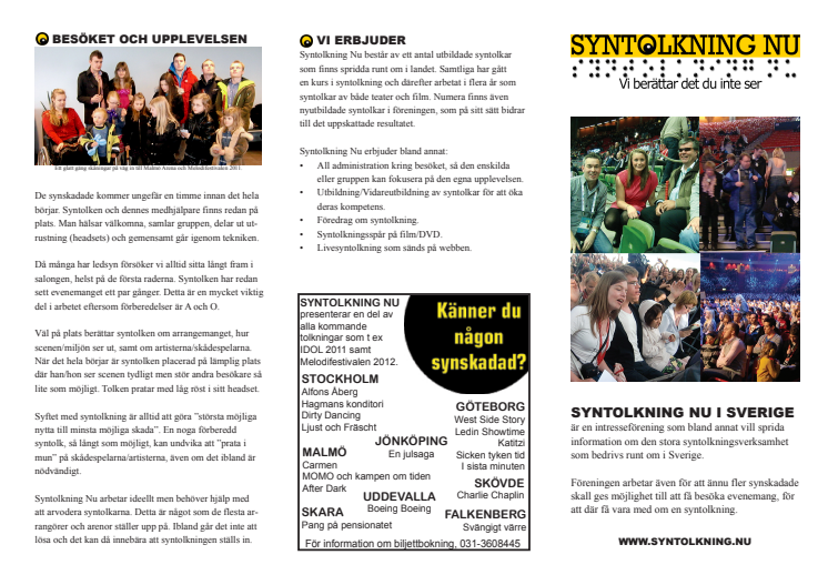 Broschyr version 2,0 - Syntolkning Nu