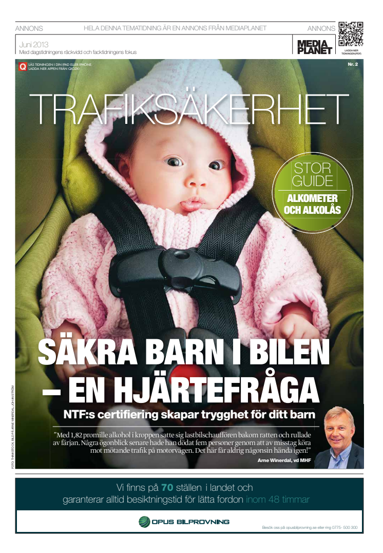 Mediaplanet: Säkra barn i bilen - en hjärtefråga