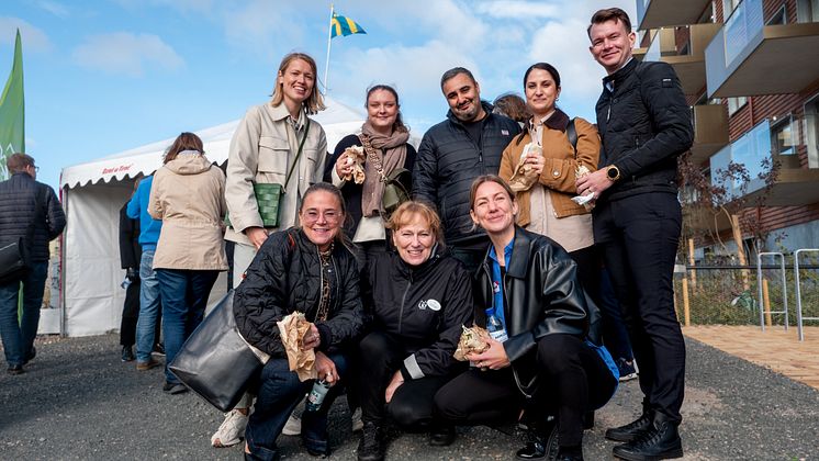Team Colive med LKFs affärsutvecklingschef Gunilla Flygare.