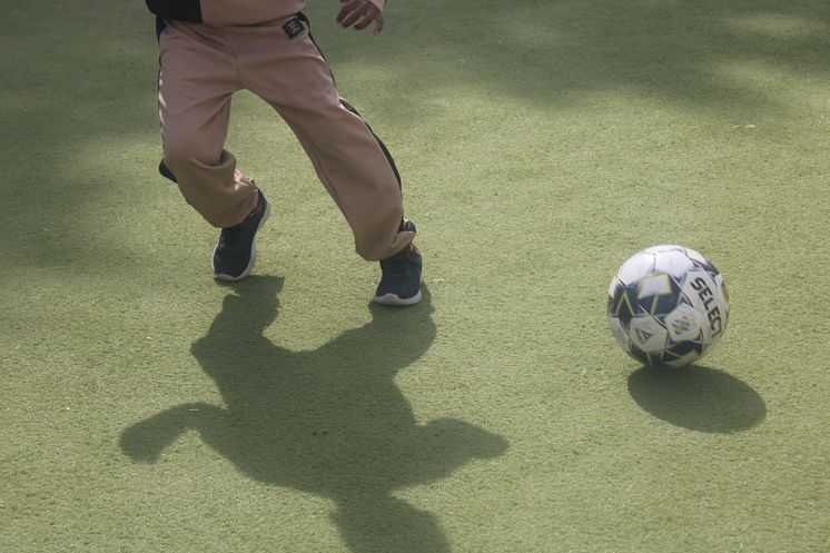 Fotboll. Foto Xiang Cen