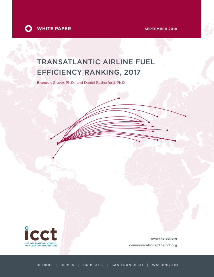 Transatlantic fuel efficiency ranking, 2017