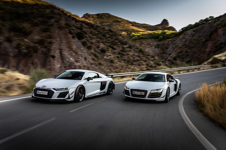 Audi R8 Coupé V10 GT RWD og Audi R8 GT Coupé (1. generation)