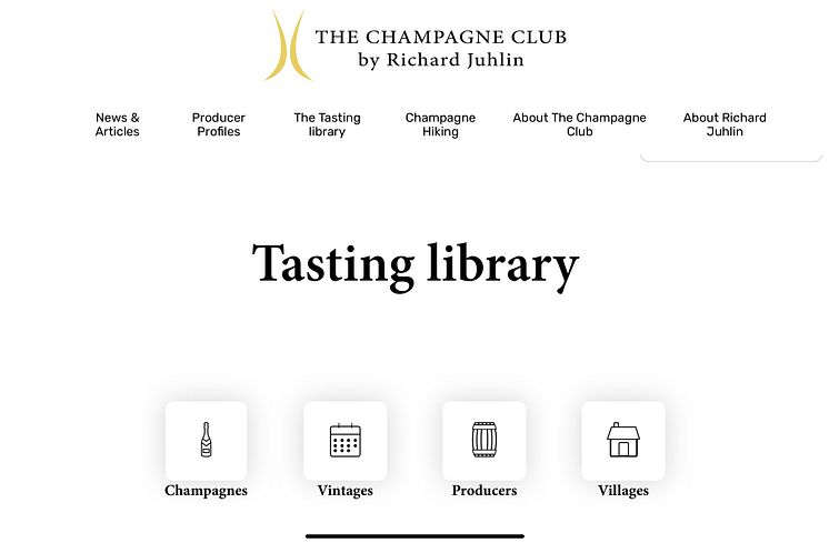 champagneclub.com Tasting Library