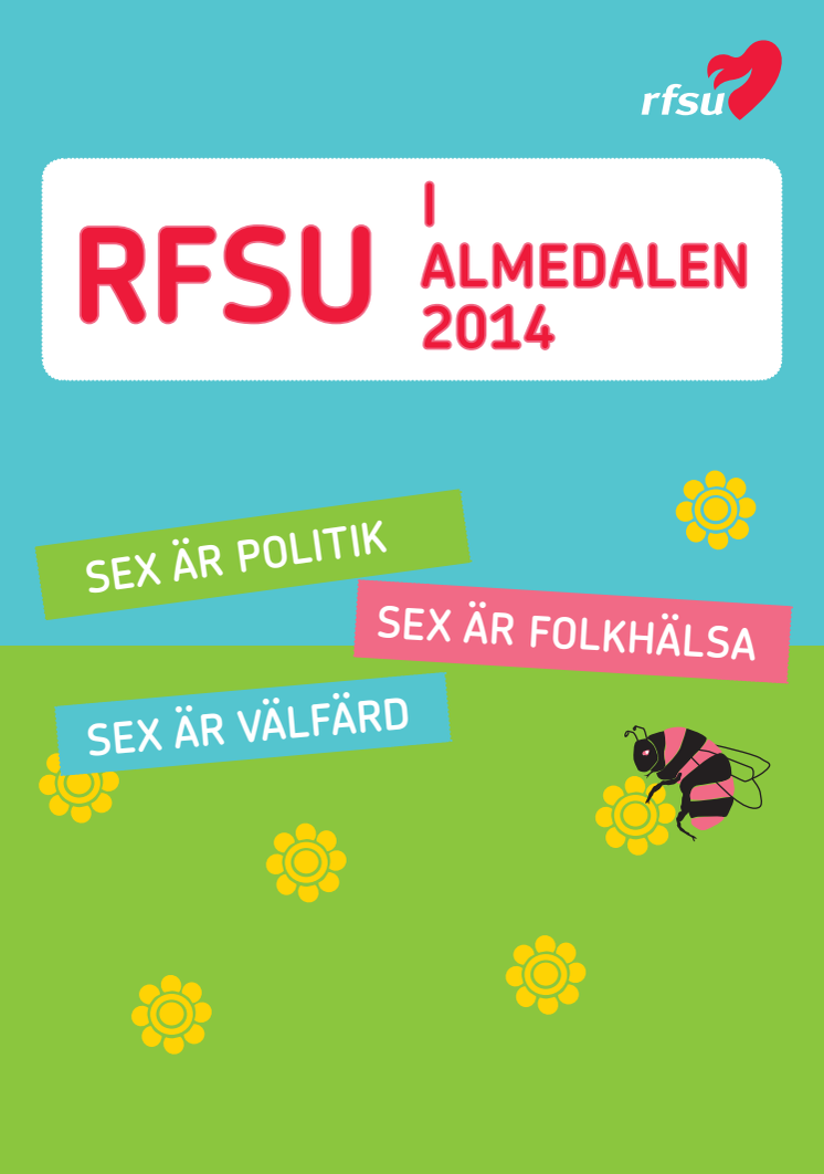 Hett program för RFSU i Almedalen 2014