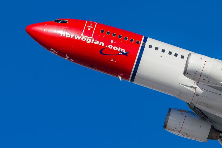 Norwegian 737-800 Aircraft. Foto: David Charles Peacock