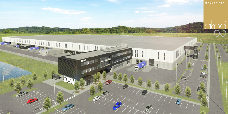 Overview of new facility DSV Canada, Milton, Ontario