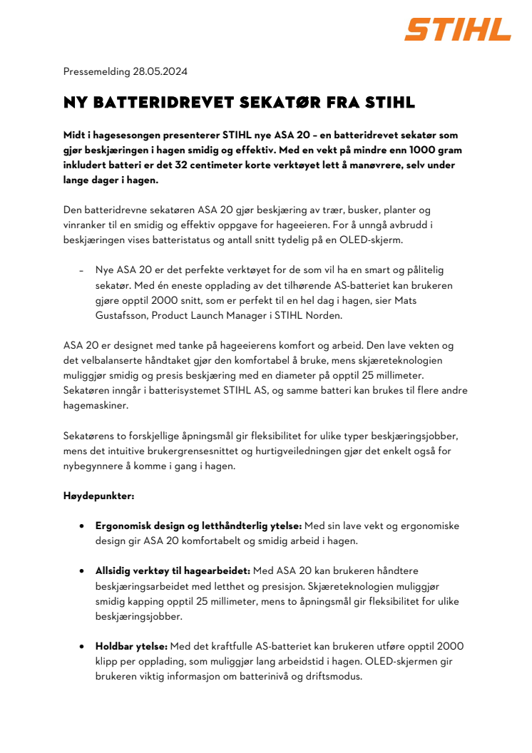 Ny batteridrevet sekatør fra STIHL .pdf