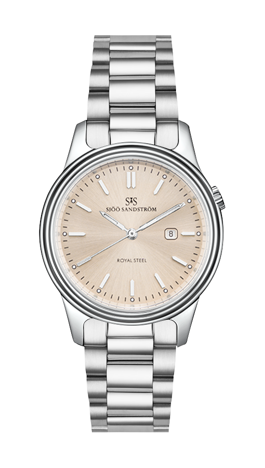 Royal Steel Classic 32mm Champagne dial