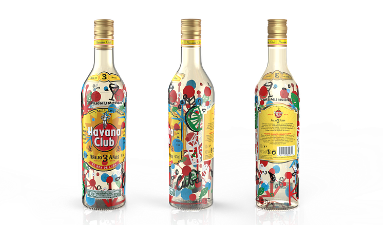 Das farbenfrohe Design der Havana Club Limited Edition sorgt für Aufmerksamkeit