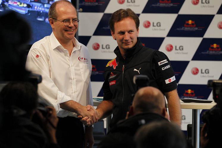 LG and Red Bull Racing
