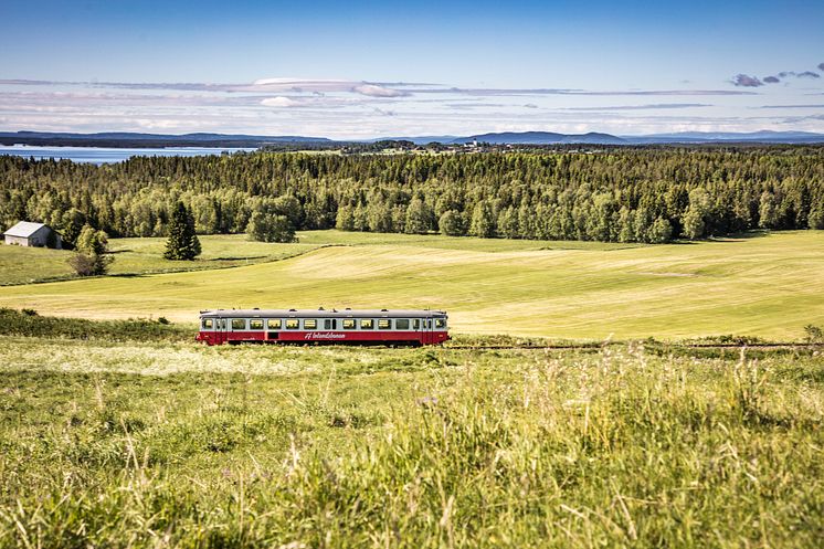 Sommar på Inlandsbanan