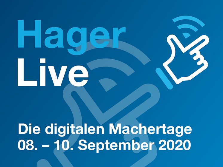 Logo Hager Live - Die digitalen Machertage