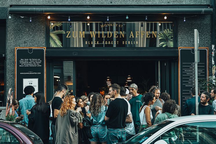 Monkey 47 Pop-Up Zum Wilden Affen in Berlin