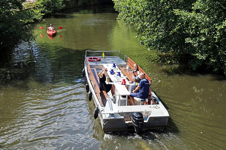 Wassertourismus in Leipzig mit neuen Hop on Hopp off Touren