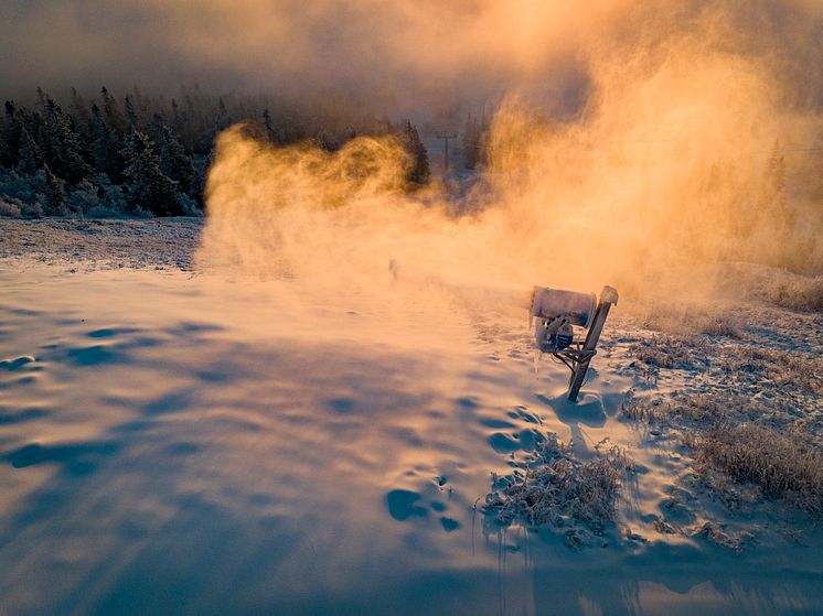 Snøkanonene er i gang i Trysil