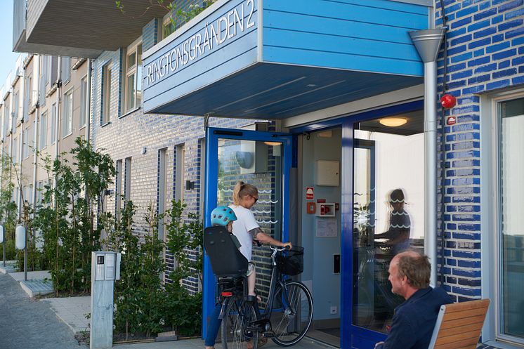 Entré anpassad för cykeln, Det Goda Vattnet, Lund