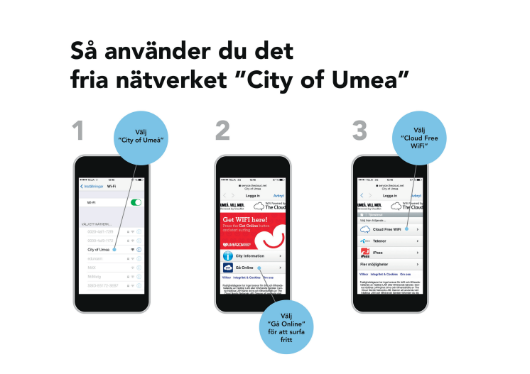 Fritt Wi-Fi i centrum under invigningsveckan