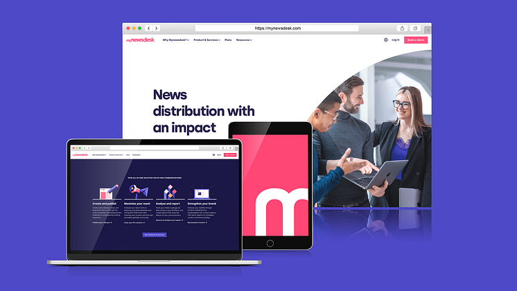 Mynewsdesk – New visual identity