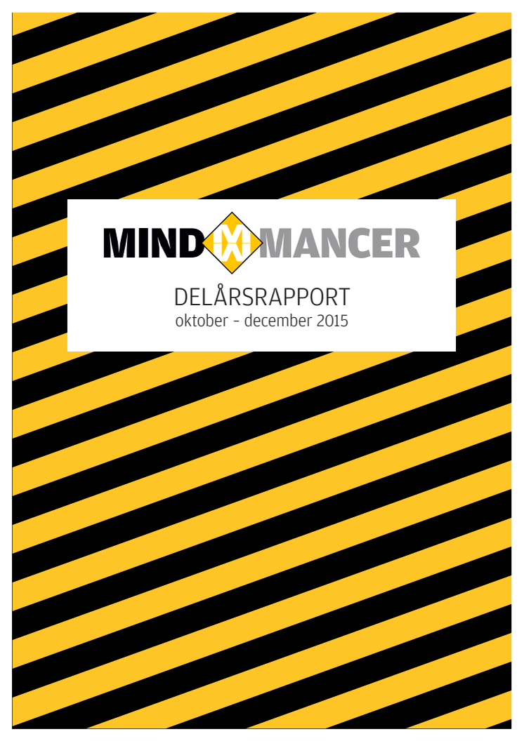 Delårsrapport för Mindmancer AB (publ) Q4 2015