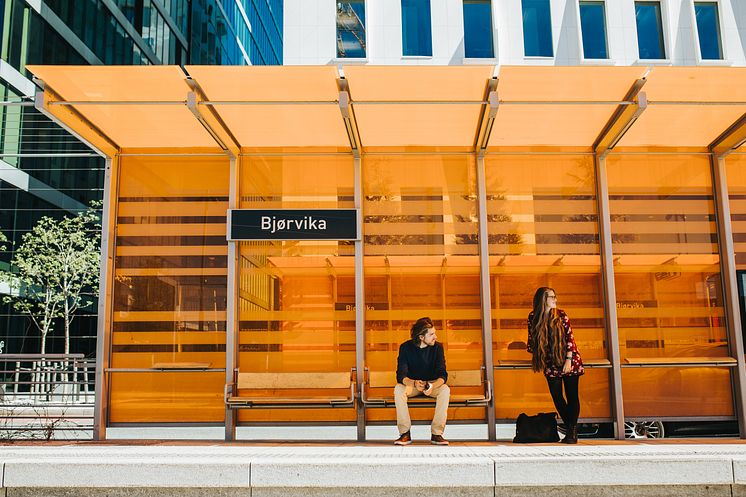 Trikk på ny trasé i Bjørvika og Dronning Eufemias gate